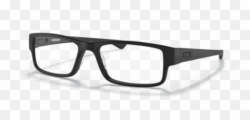 Airdrop Satin Black Eyeglasses Oakley Be - Full Rim png