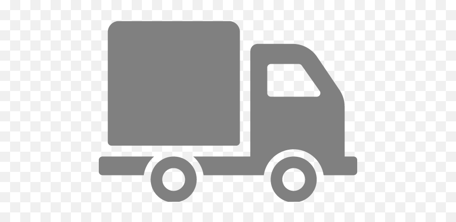Gray Truck 2 Icon - Free Gray Truck Icons Truck Icon Transparent Png,Email Icon Grey