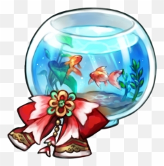 Notice Deep Sea Merfolk Fishbowl - Goldfish png