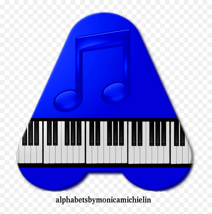 Monica Michielin Alphabets 1 - Piano Texture Alphabet Png Toy Instrument,Piano Keyboard Icon