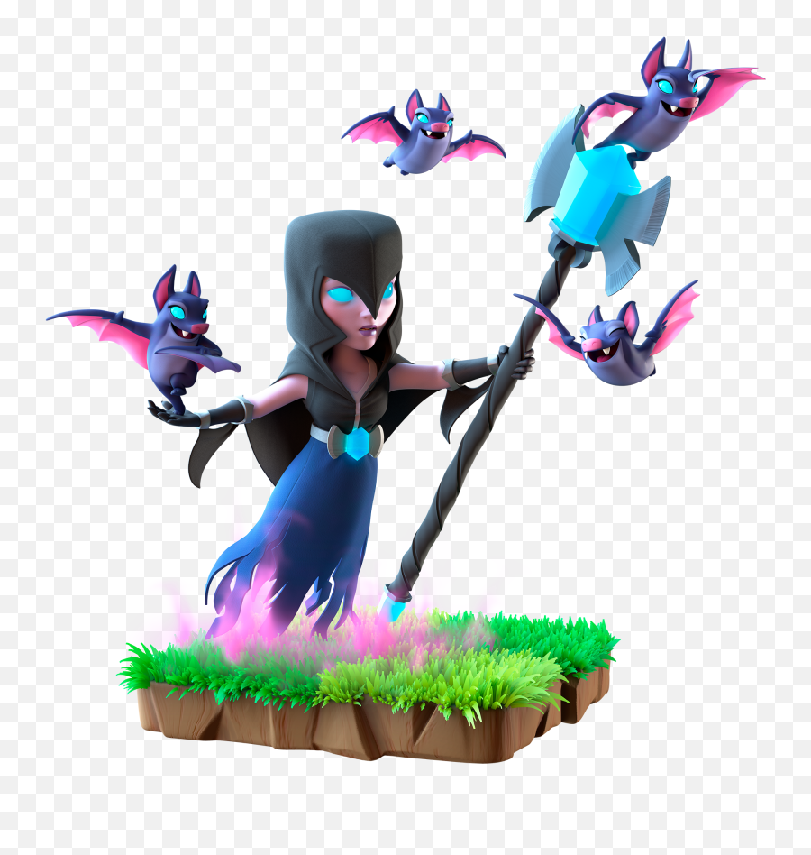 Clash Royale Witch Transparent Png - Clash Royale Night Witch,Clash Png