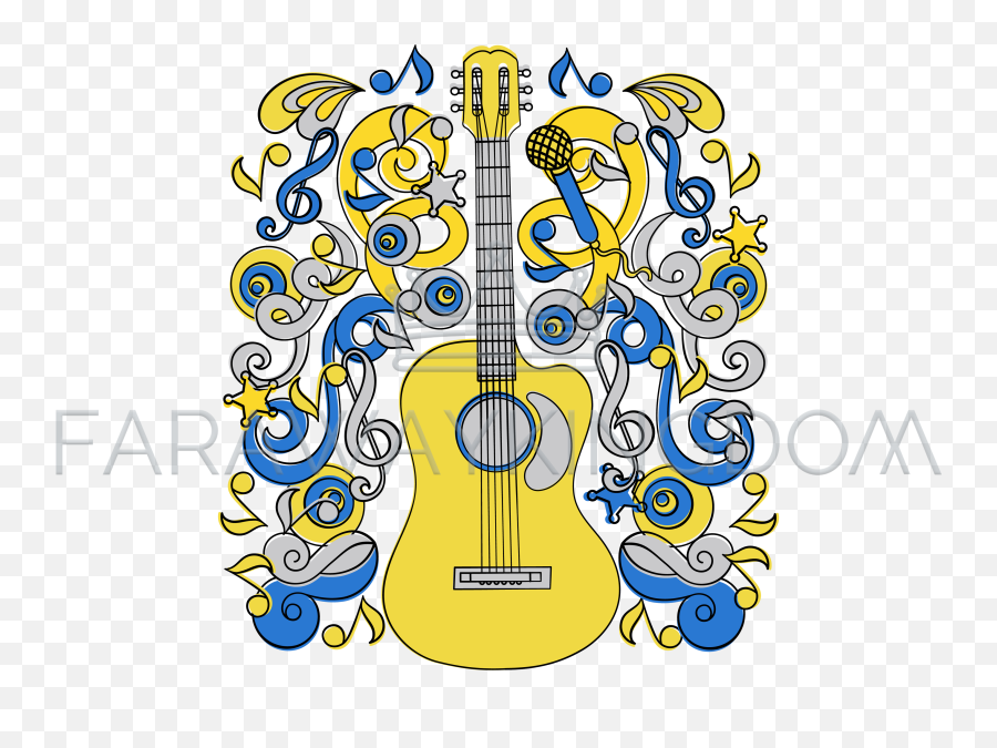 Country Music Holiday Western Festival Vector Illustration Set - Country Music Png,Country Music Png