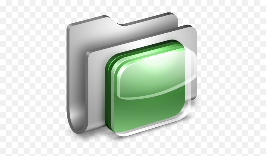 3d Folder Ios White Icon Png Clipart Image Iconbugcom - Folder Icon Png Silver,White App Icon