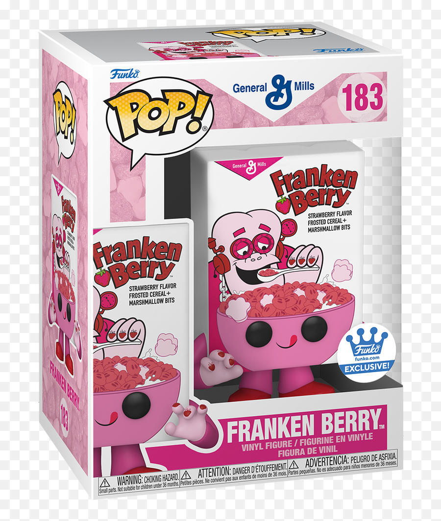Funko Pop Ad - Icon Franken Berry Cereal Box Funko Shop Exclusive Pop Vinyl Png,Todoroki Icon
