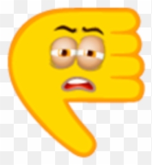 Thumbs Down Emoji Free Twitch Emotes - Happy png