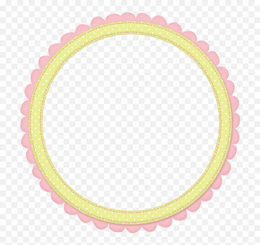 Baby Girl Collection - Circle Border Png Baby Transparent Baby Boy Photo Frame Png Transparent,Baby Girl Png