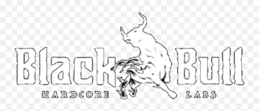 Black Bull Hardcore Logo Png Resized2 Musclefit Official - Graphic Design,Bull Logo Image