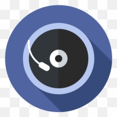 Music Turntable Vinyl And Multimedia Record Player - Dot png