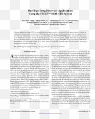 Pdf Oncology Drug Discovery Applications Using The Fmattm Png