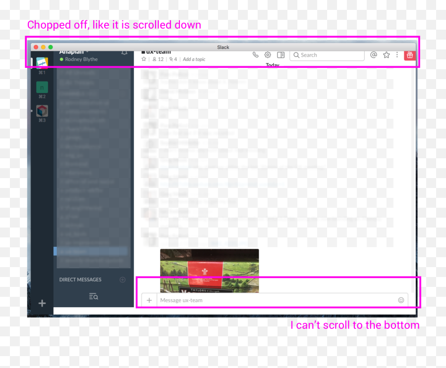 My Slack Is Chopped Off - Anyone Know Png,Add Icon To Slack