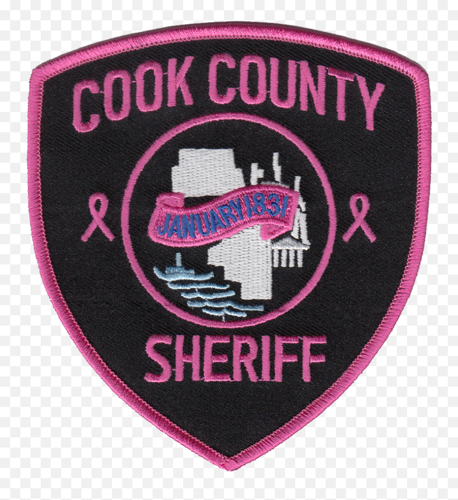 Cook County Sheriff Shoulder Patch Pink Breast Cancer Awareness - Sheriff Png,Breast Cancer Logo
