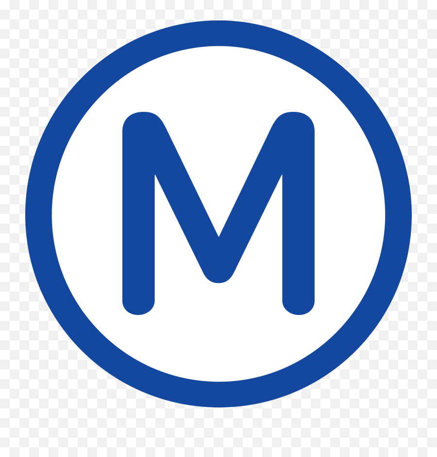 Metro Symbol Icon - Free Vector Graphic On Pixabay Logo Metro Paris Png,And Sign Png