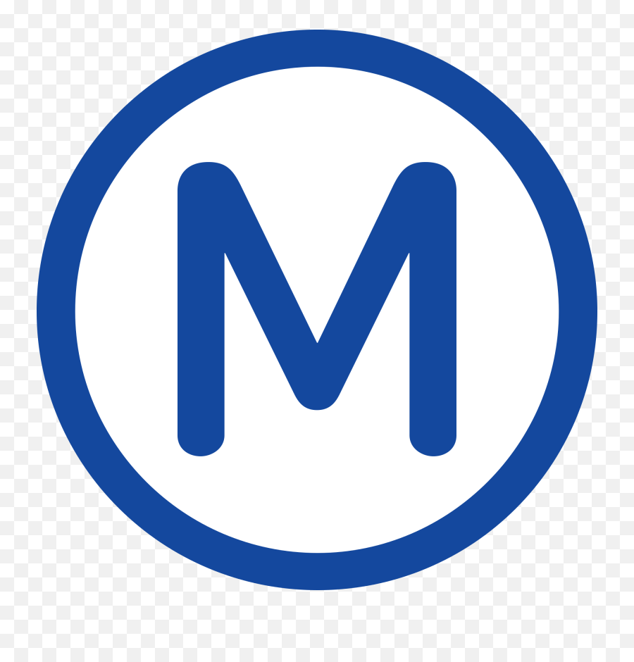 Metro Symbol Icon - Free Vector Graphic On Pixabay Logo Metro Paris Png ...