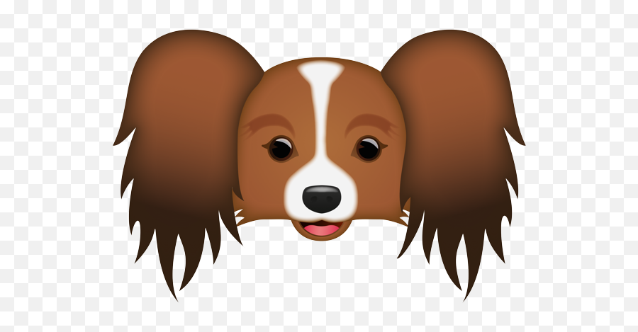 Emoji U2013 The Official Brand Papillon - Cartoon Png,Dog Emoji Png