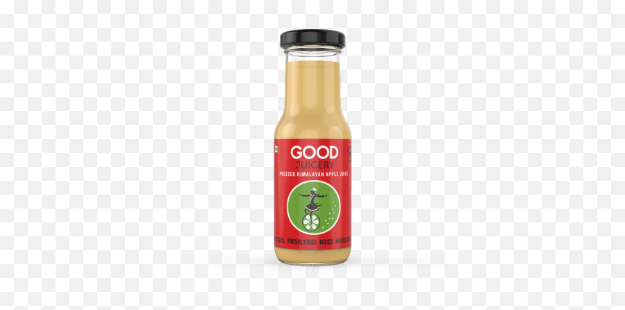 Pressed Himalayan Apple Juice 200 Ml - The Good Juicery Glass Bottle Png,Apple Juice Png