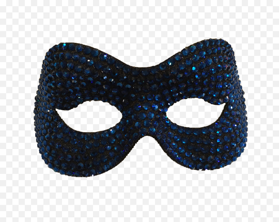 Download Blue Swaroviski Crystal Masquerade Mask - Mask Face Mask Png,Masquerade Mask Png