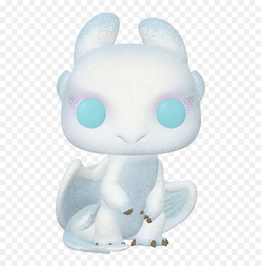 Pop Movies How To Train Your Dragon - Glitter Light Fury Funko Pop Light Fury Diamond Hot Topic Png,How To Train Your Dragon Png