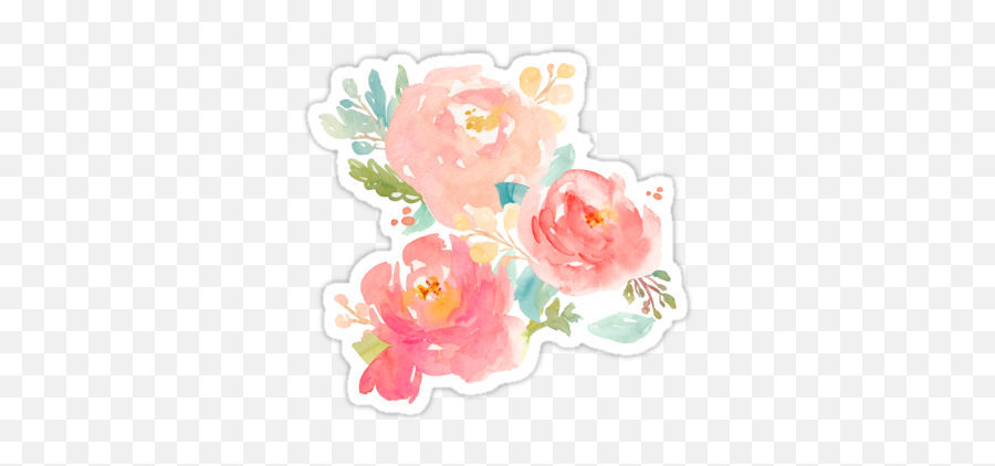 Peonies Watercolor Bouquet Also Buy - Floral Pastel Background Png,Peonies Png