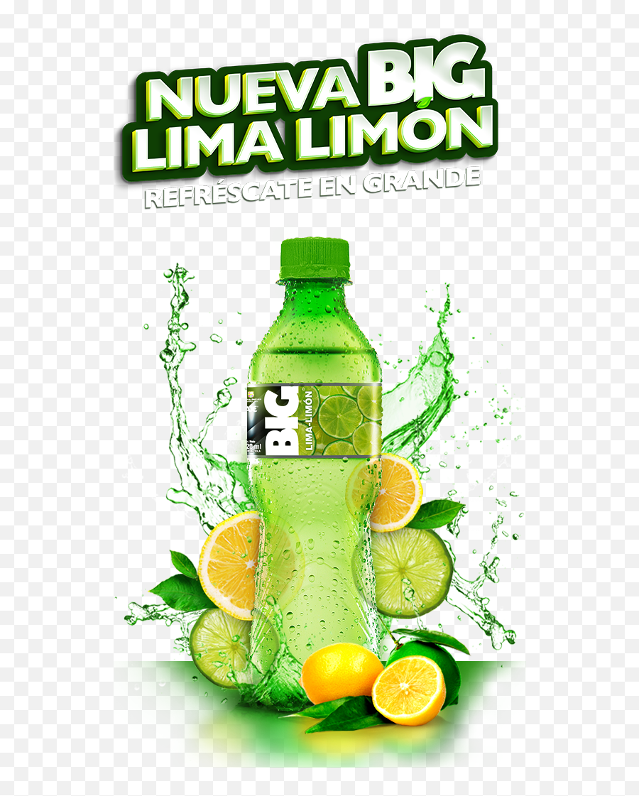 Gaseosas Big Cola De Limon - Carbonated Soft Drinks Png,Limon Png