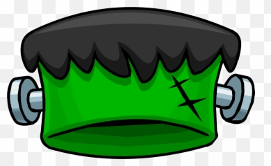 Transparent Frankenstein Hair Clipart - Club Penguin Frankenstein Hat Png,Frankenstein Png
