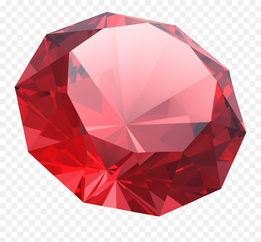 Download Hd Red Diamond Png Clipart Image - Transparent Transparent Red Diamonds Png,Diamond Transparent Background