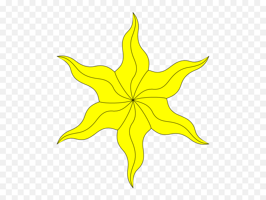 Yellow Star 4 Clip Art - Vector Clip Art Online Columbia South Carolina Flag Png,Yellow Star Transparent