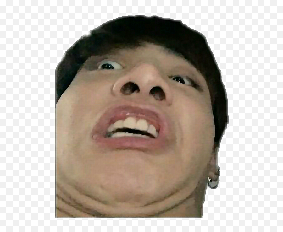 Bts Jungkook Btsderp Derp Sticker By Regina Tonchez - Cara De Jungkook Meme Png,Derp Face Png