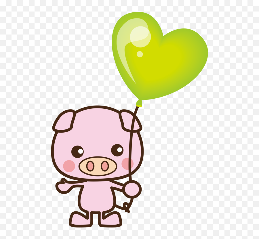 Pink Heart Balloon Png Clipart - Cartoon Cute Cartoon Koala Gif,Heart Balloon Png