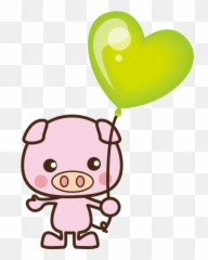 Pink Heart Balloon Png Clipart - Cartoon Cute Cartoon Koala Gif,Heart Balloon Png