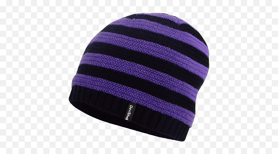 Children Waterproof Beanie Purple Stripe - Dexshell Png,Beanie Transparent