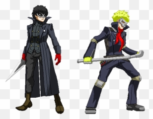 Persona 5 Pixelated Character Art Behance - Transparent Joker Mask png