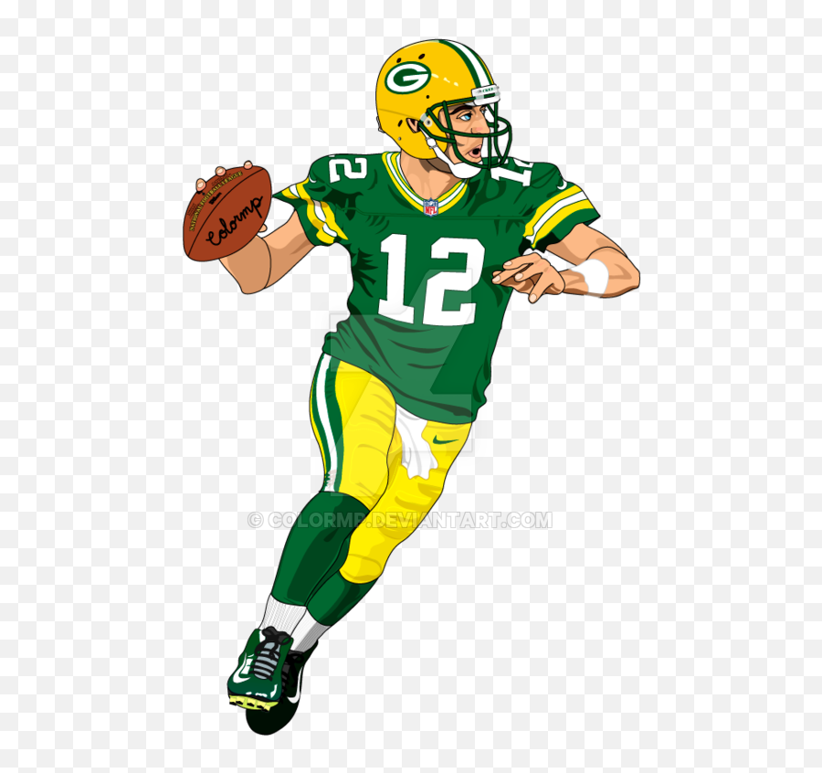 Download Aaron Rodgers Png - American Football Player Draw A Football Player Nfl,American Football Player Png