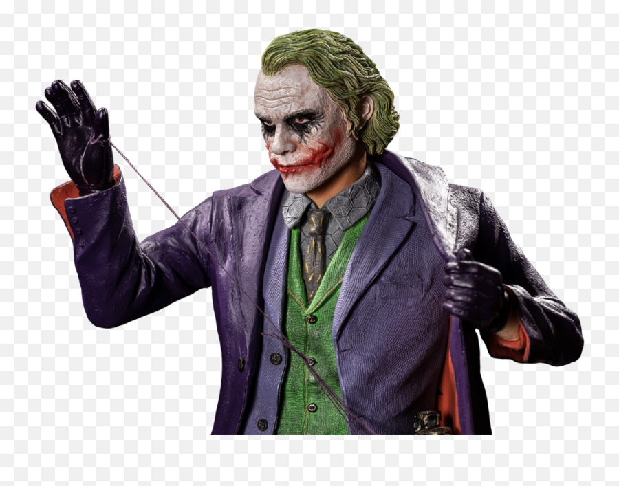 16 Scale Batman The Dark Knight Joker Statue Ikon Design Png