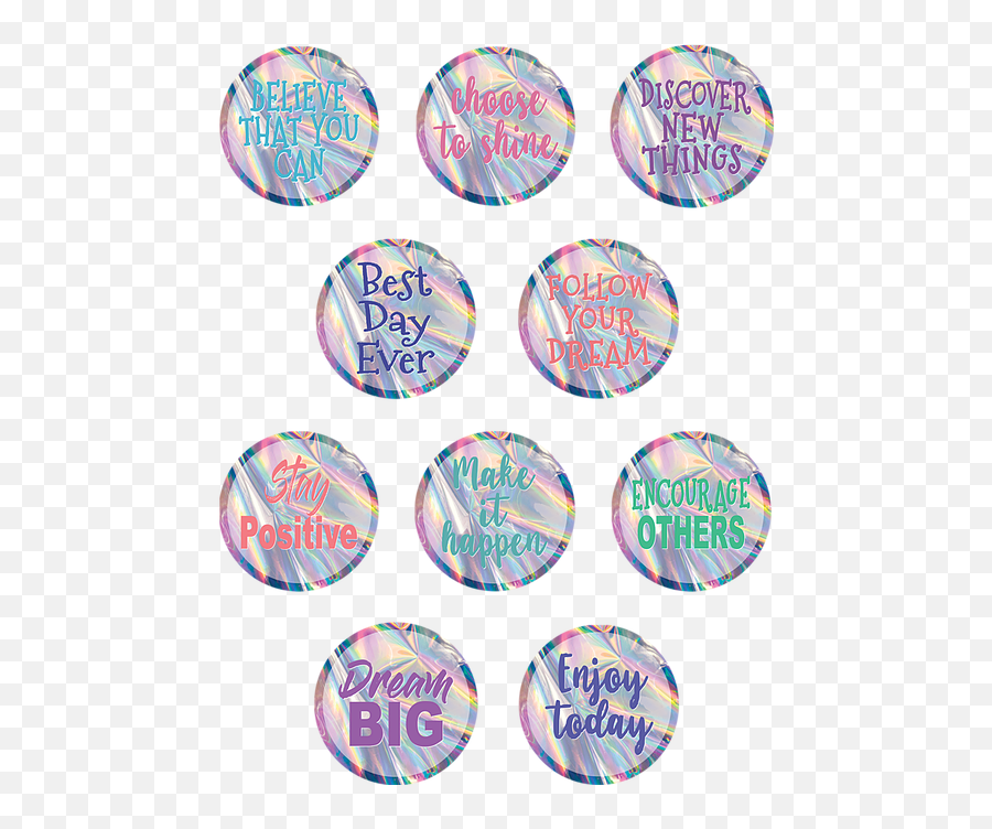 Iridescent Positive Sayings Accents Mysite - Printing Png,Png Sayings