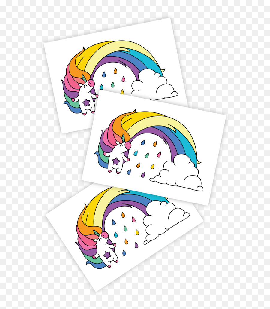 Unicorn Face - Temporary Tattoos Unicorns Transparent Png Fictional Character,Unicorn Face Png