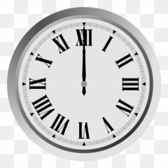 Clock Svg Vector Clip Art - Clipart Roman Numeral For Kids png