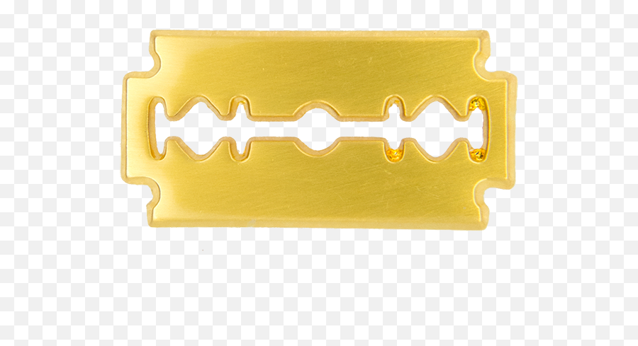 Razor Blade Transparent Image - Gold Razor Blade Png,Razor Blade Png