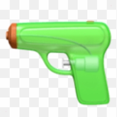 Gun Watergun Emoji Iphone Guns Green - Water Gun Emoji png