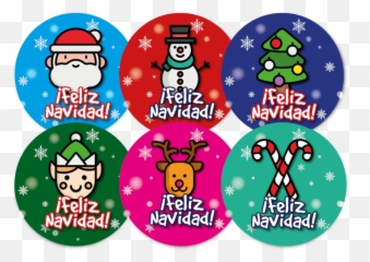Spanish Christmas Stickers - Imagenes Stickers De Navidad Png,Feliz Navidad Png