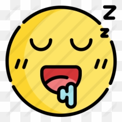 Sleeping - Free smileys icons Svg Sonrisa png