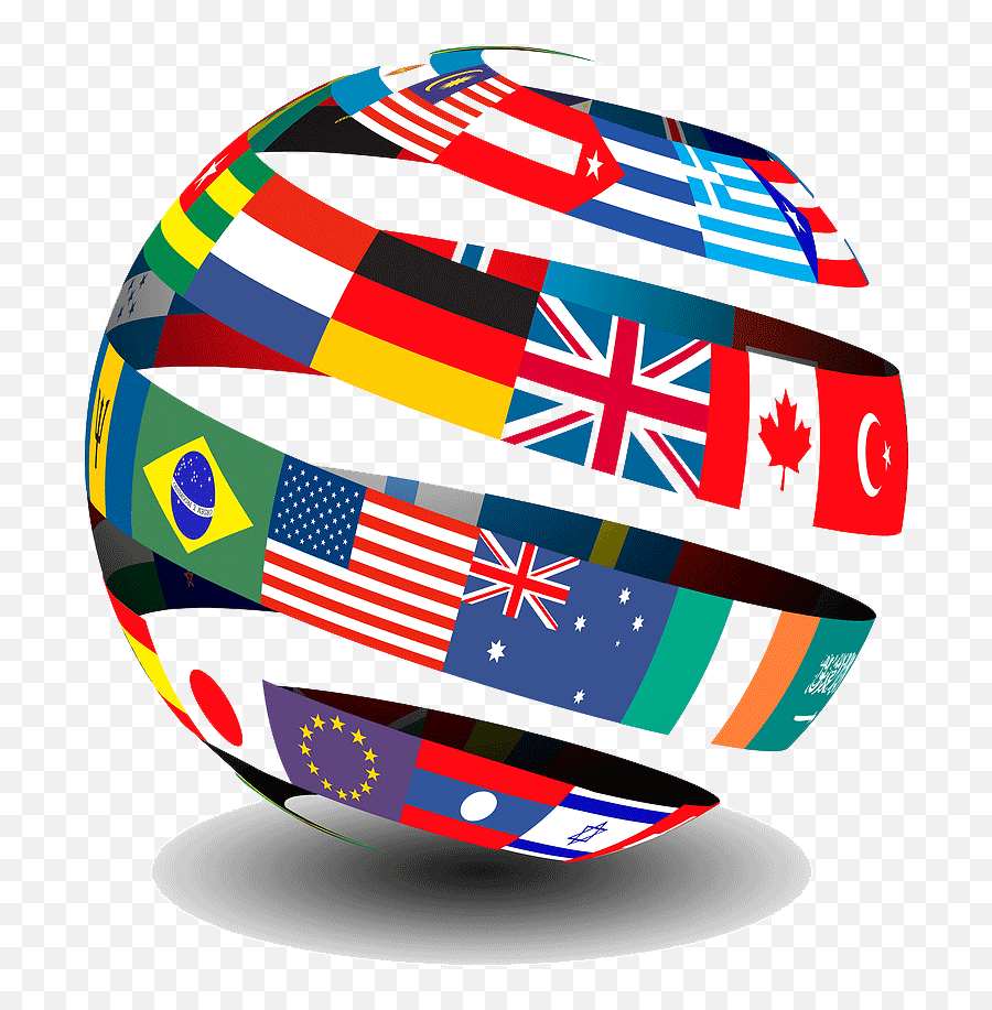 Download Word Flag Clipart Global - English As A Second Language Clip Art Png,Language Png