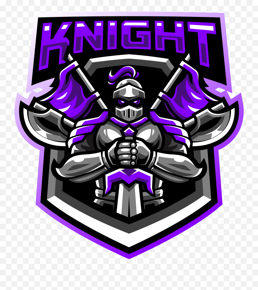 Knight Sport Mascot Logo Design By - Knight Warrior Logo Png,Dark Knight Logo Png