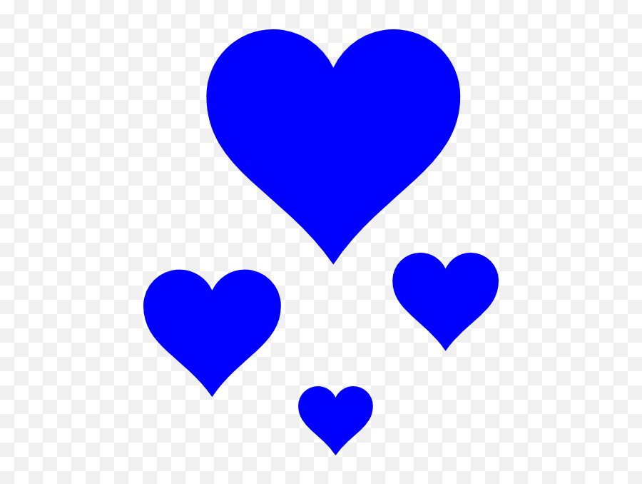 Purple Heart Clip Art - Blue Hearts Png Download 498597 Small Blue Heart Png,Blue Heart Transparent