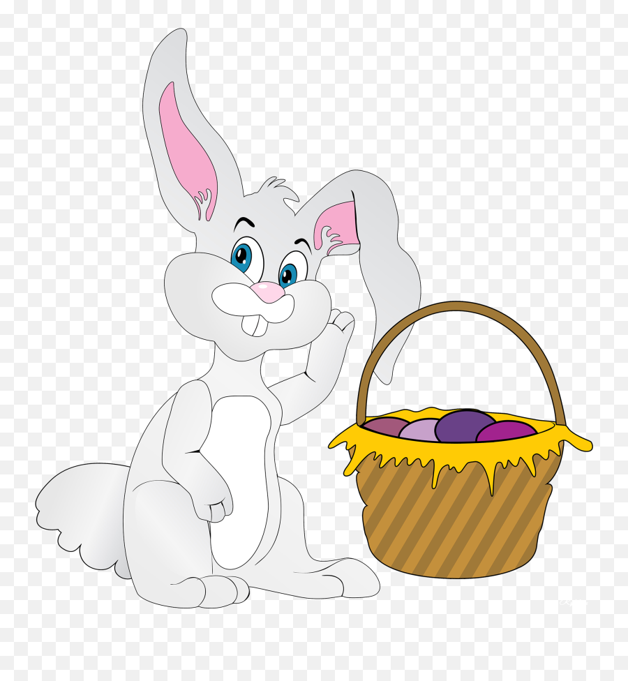 Download Bugs Rabbit European Easter Bunny Happy Clipart Png - Rabbit,Bugs Png