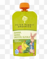 Download Peter Rabbit Organics Banana Mango Broccoli - Peter Rabbit Organic Pouches Png,Peter Rabbit Png