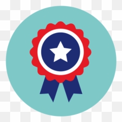 Ribbon Badge Round Icon - Transparent PNG u0026 SVG vector file Insignia Icono