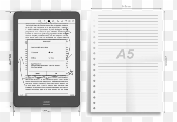 Anti - eye strain 78 inch Boox Nova 2 note taking tablet eReader View antieye Product Details from Onyx International Inc Template png