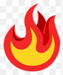 Torch With Flame Burning In The Dark Transparent Vector - Fire Emoji png