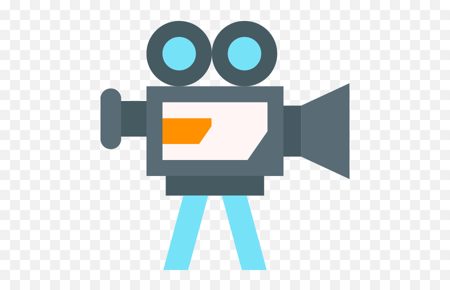 Video Camera Journalist Flat Icon Png - Dot,Periscope Icon Png