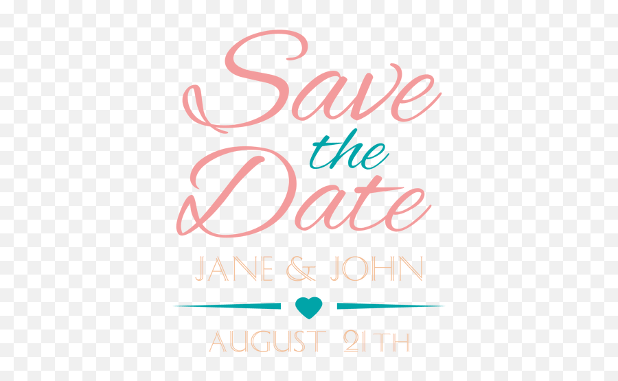 Transparent Png Svg Vector File - Save The Date Design Png,Save The Date Png